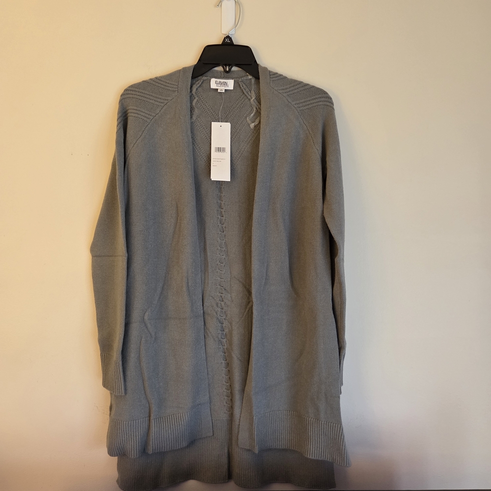 Olive Green Women's Cardigan Eleven Eleven